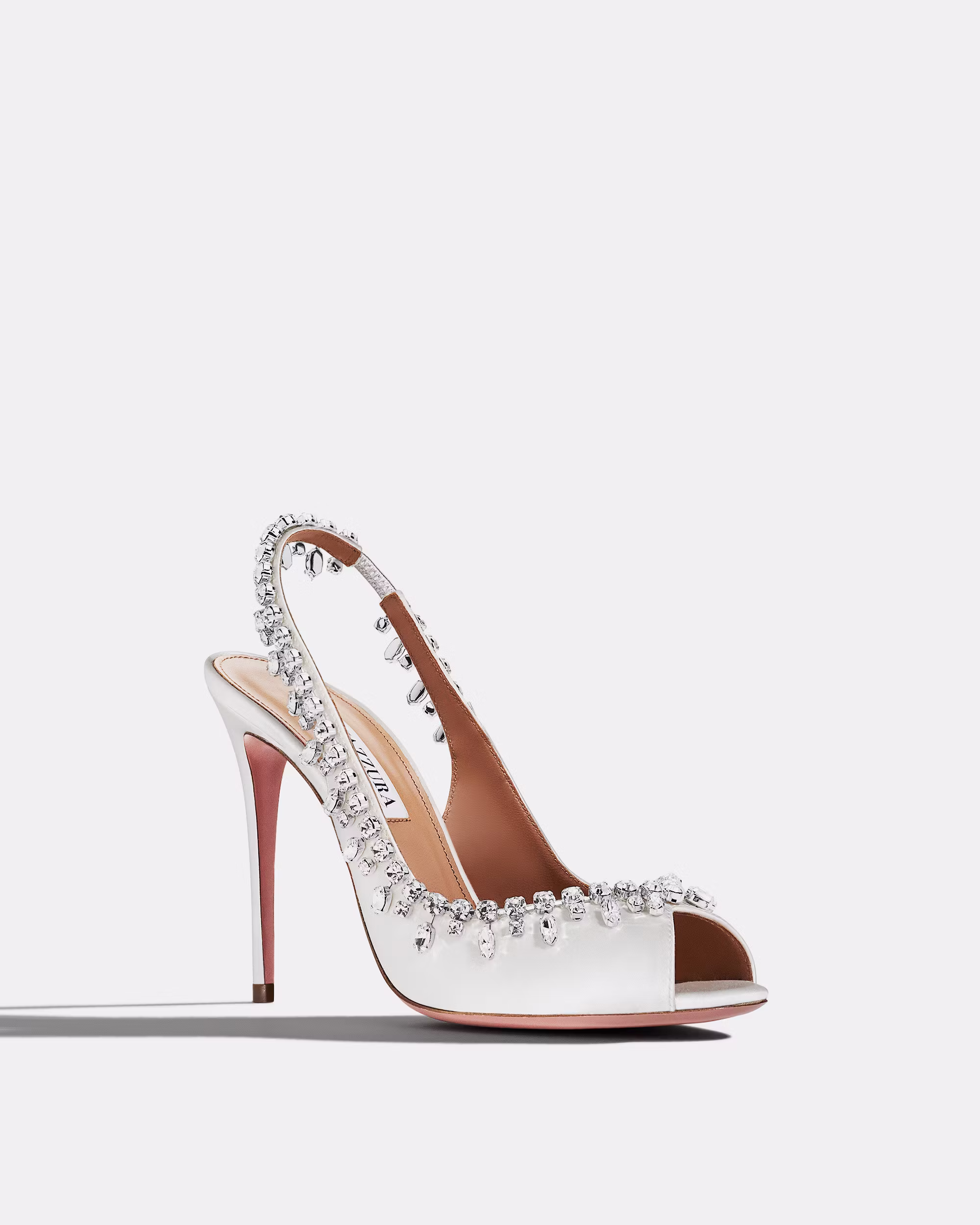 Temptation Crystal Satin Sandal 105 image 1